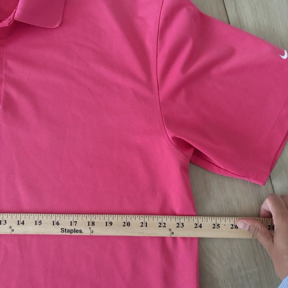 Nike Golf Tour Performance Dri-FIT Polo Shirt Men's XL Bright Pink Short Sleeve